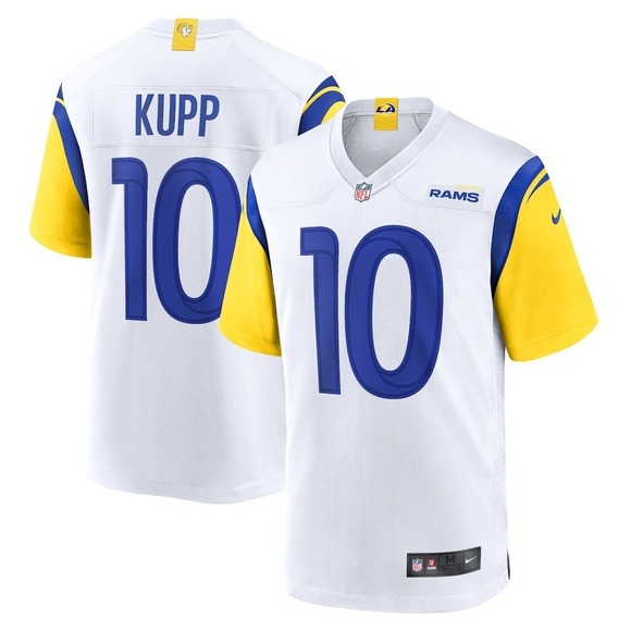 Nike Other - Nike Cooper Kupp Los Angeles Rams #10 On-Field Game Jersey White Men's 3XL NWT